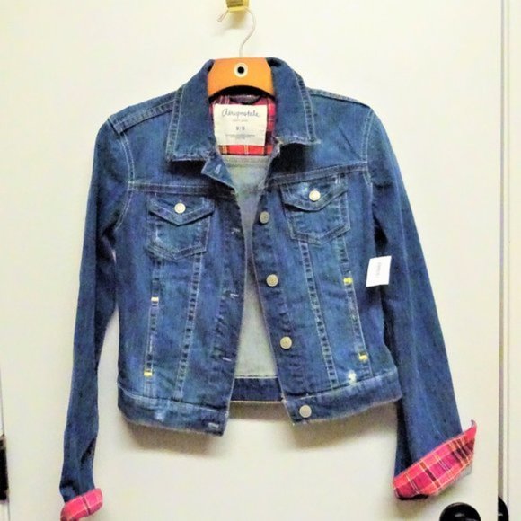 Aeropostale denim jean jacket coat | button closure - Picture 3 of 4